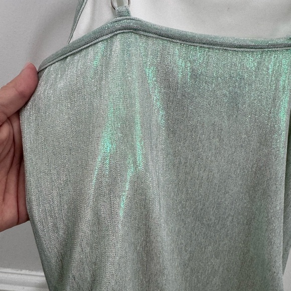 Elegant Mint Green Kids Formal Dress - Picture 3 of 4